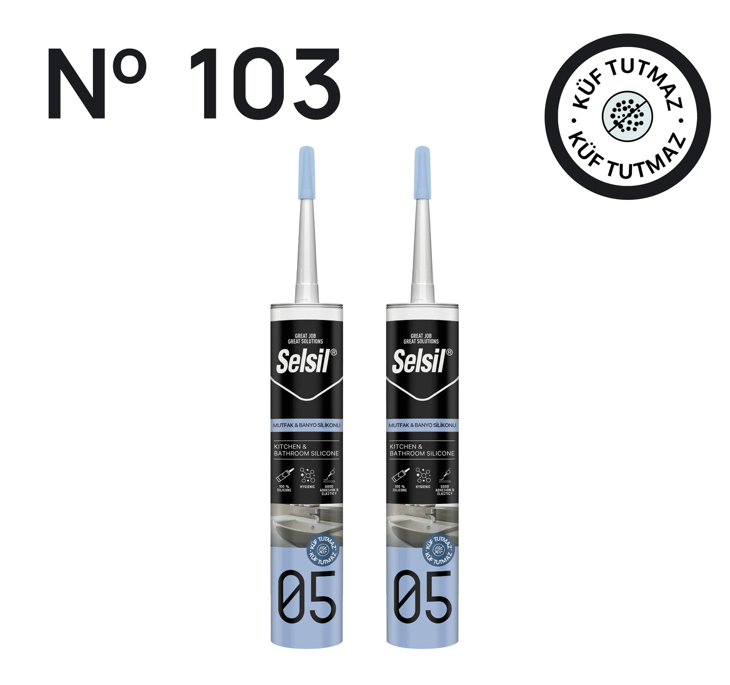 2 x Mutfak Banyo Silikonu 280ml