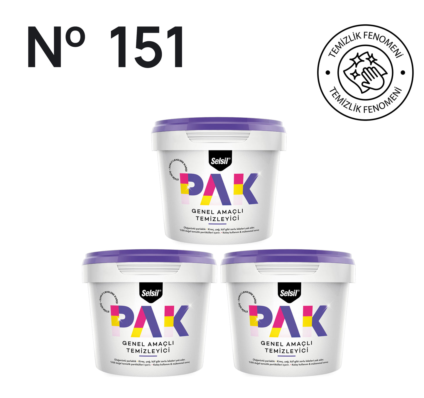 3 x Selsil Pak Krem 500gr