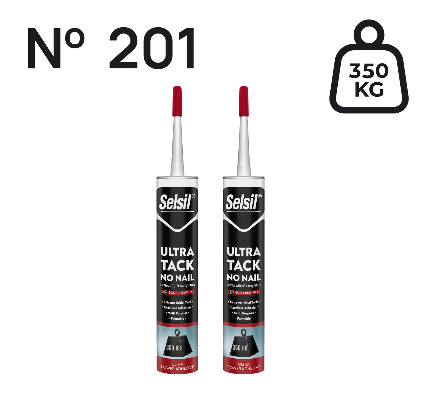 2 x Ultra Tack No Nail 290ml