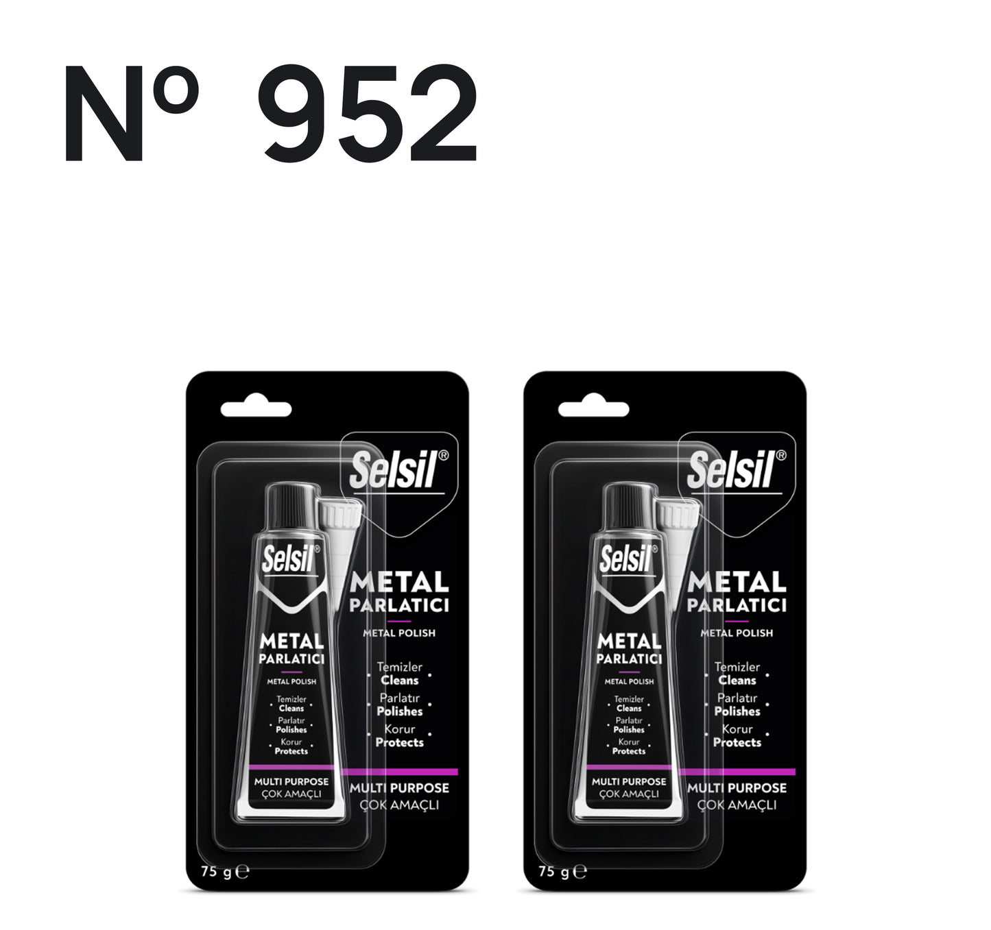 2 x Metal Parlatıcı 75gr