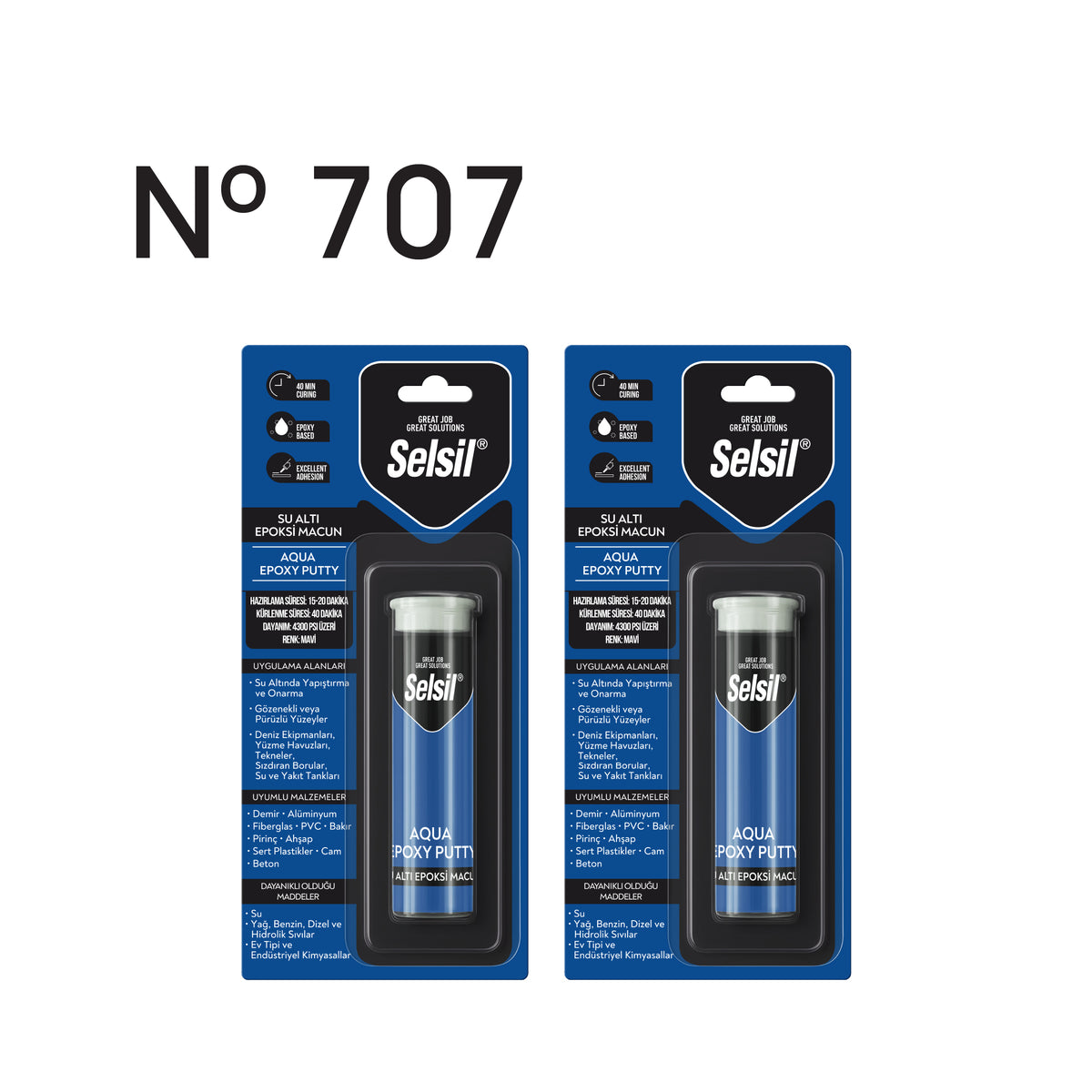 2 x Su Altı Epoksi Macun (57gr)