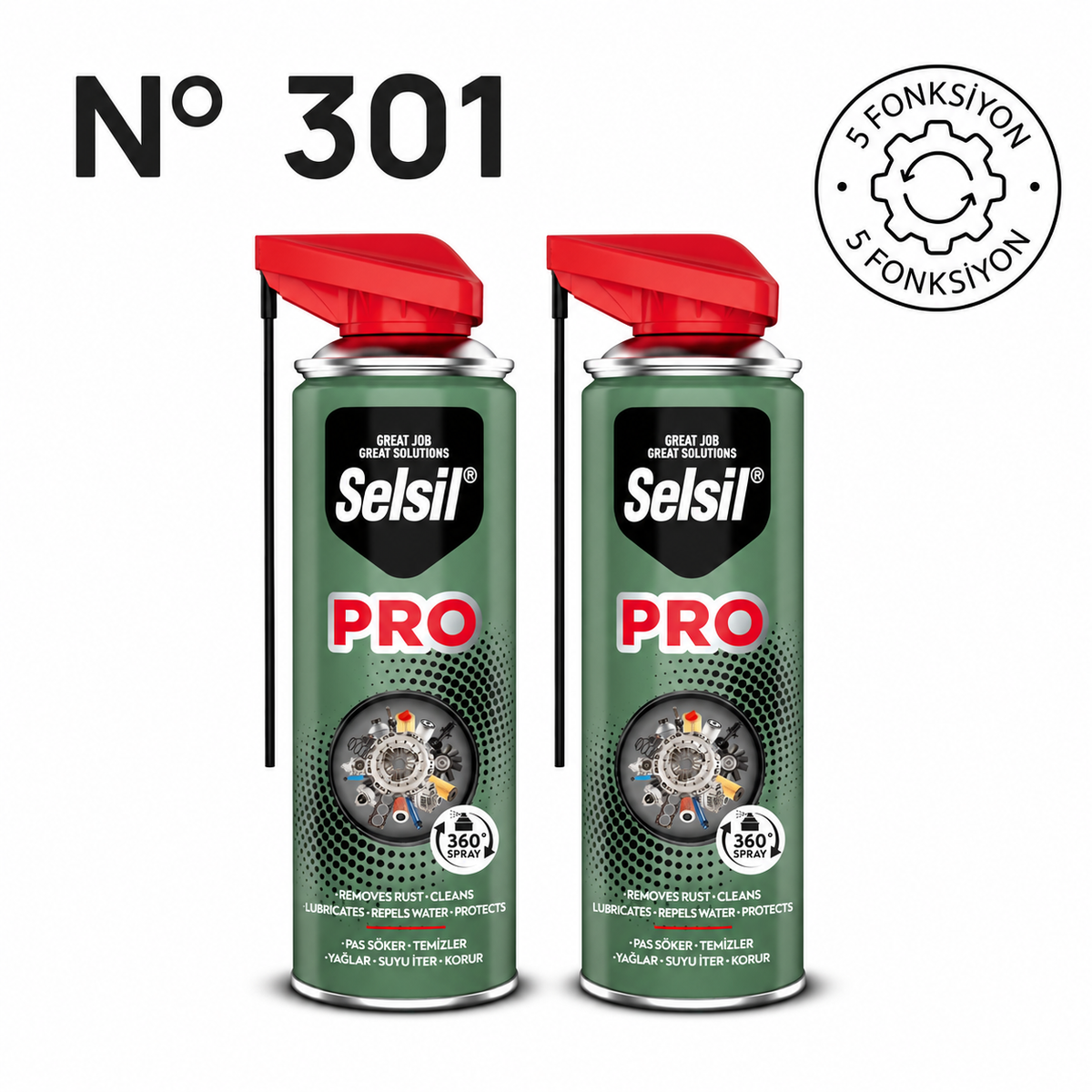 2 x Selsil PRO Kobra Başlık 400 ml
