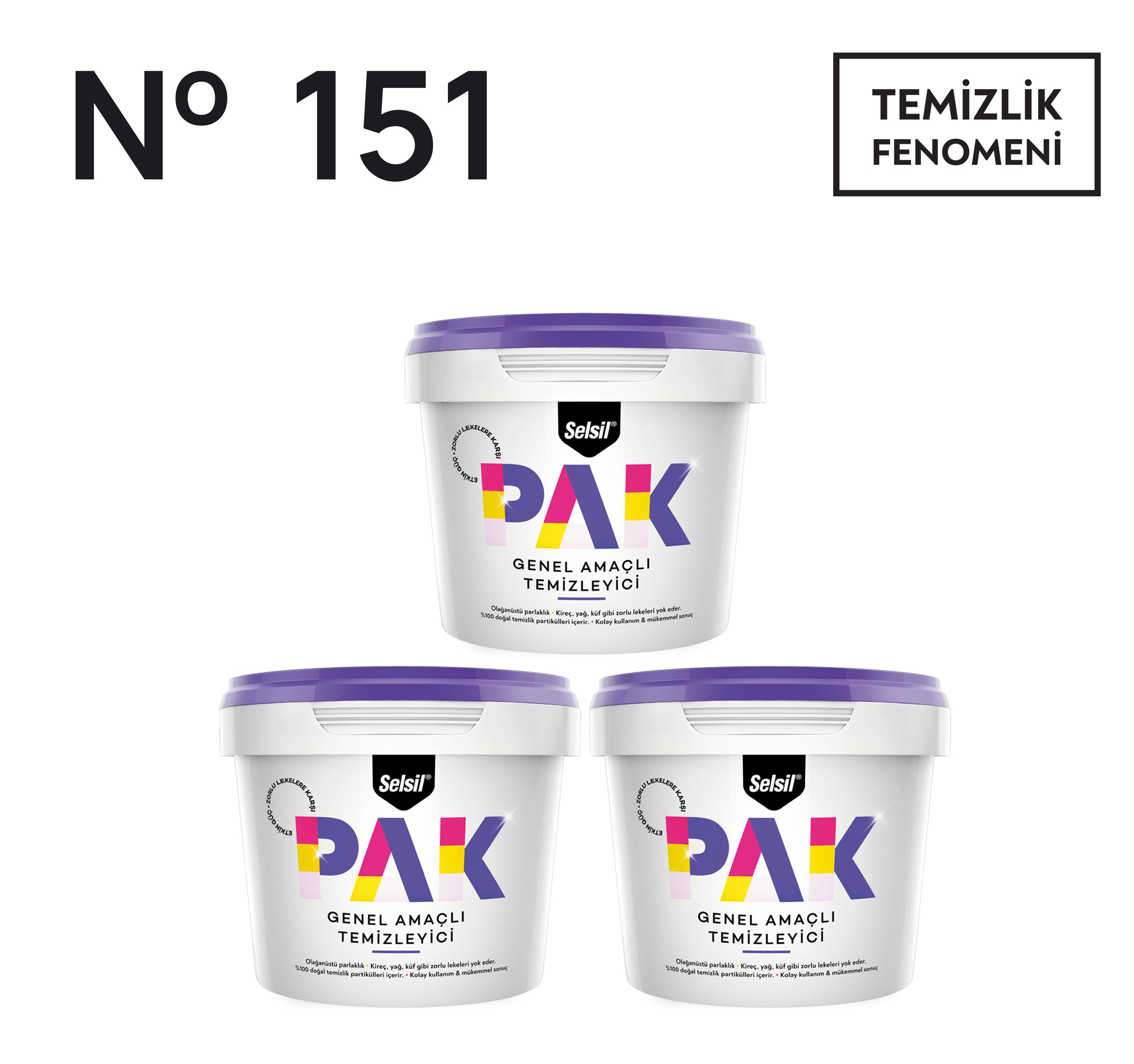 3 x Selsil Pak Krem 500gr