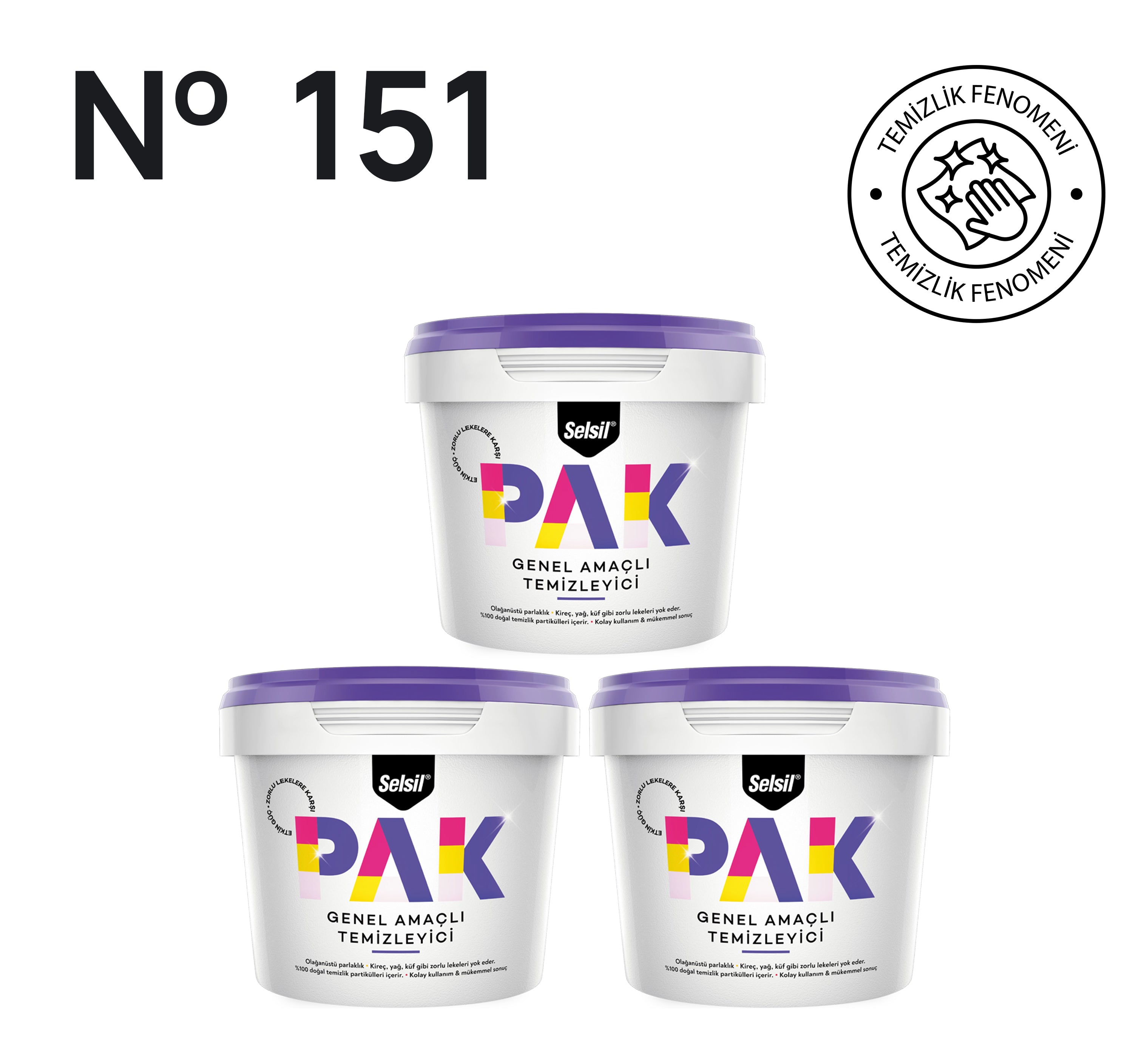 3 x Selsil Pak Krem 500gr