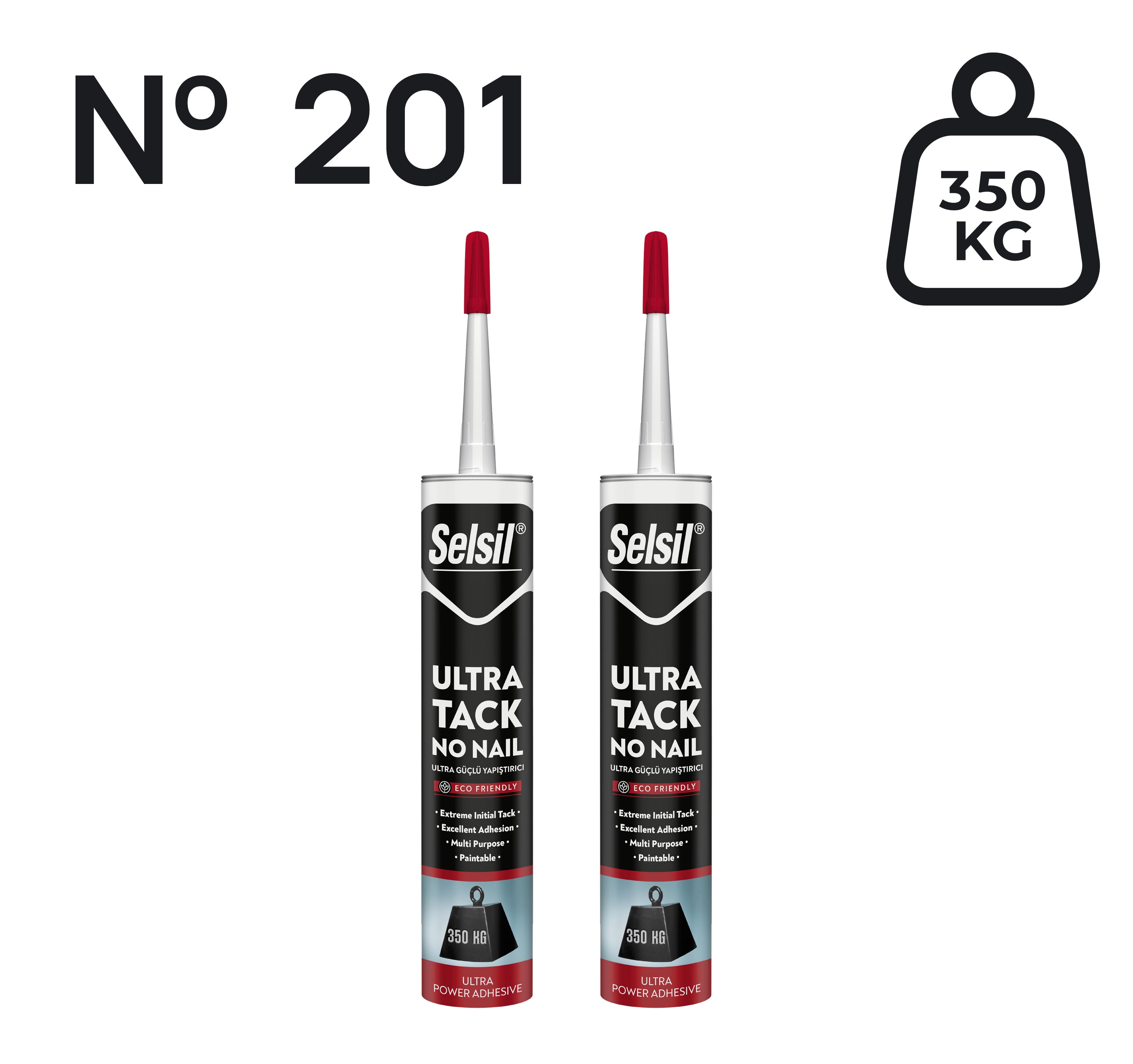 2 x Ultra Tack No Nail 290ml