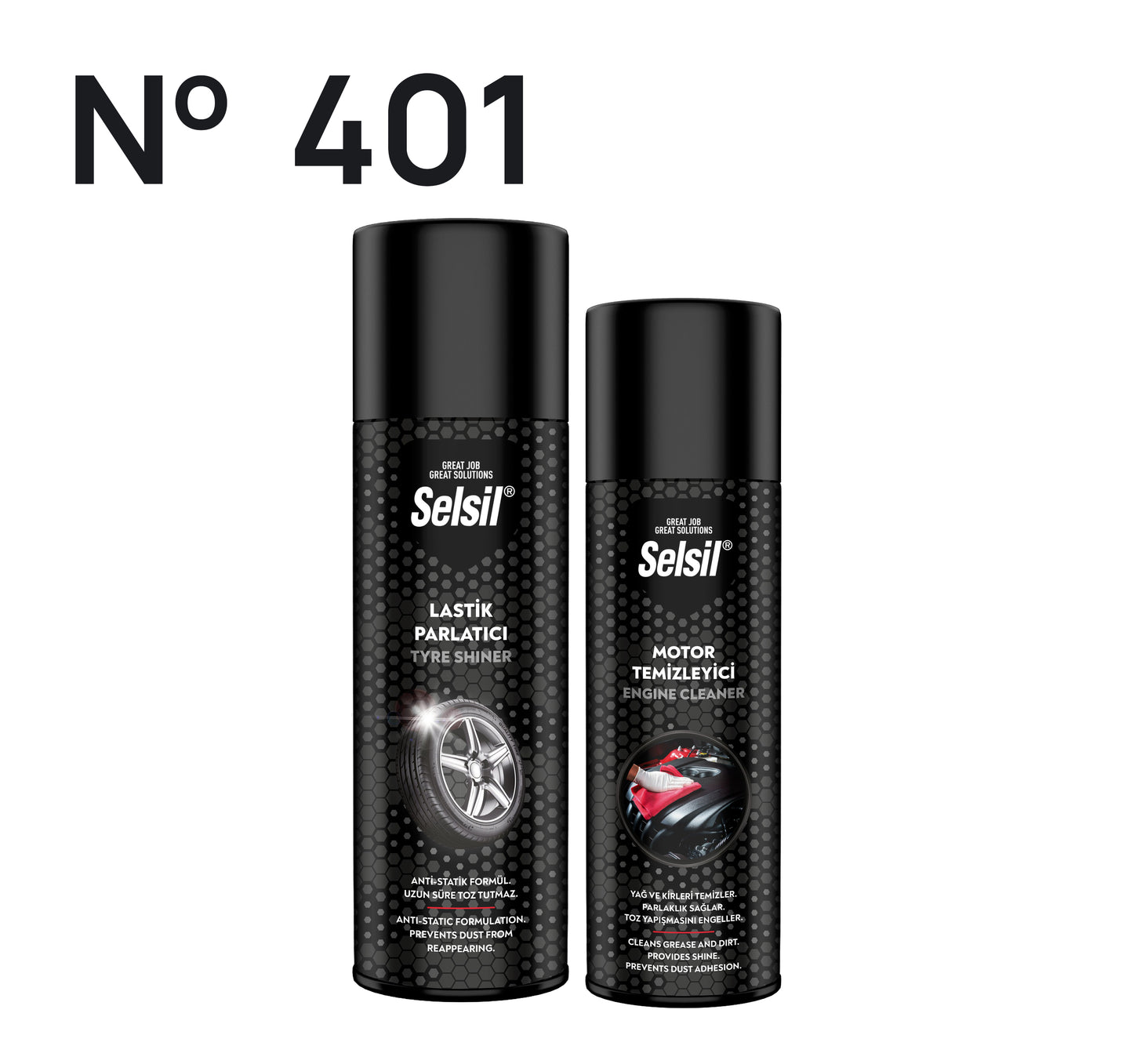 Lastik Parlatıcı + Motor Temizleme Spreyi