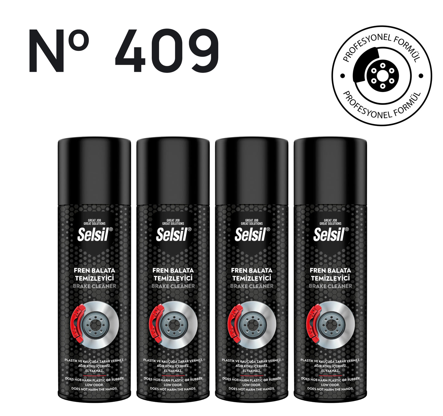 4 x Fren Balata Temizleyici 500ml