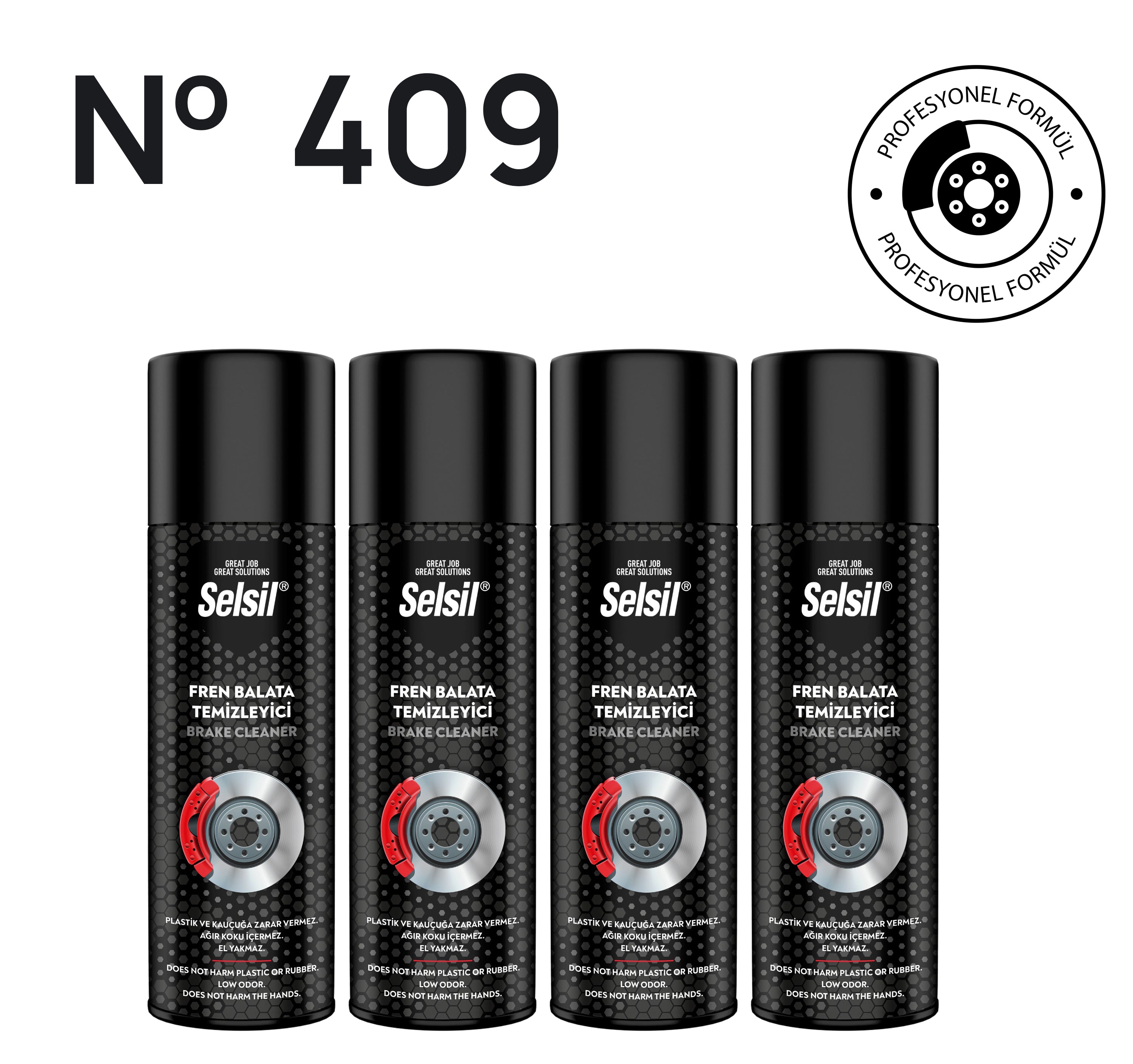 4 x Fren Balata Temizleyici 500ml