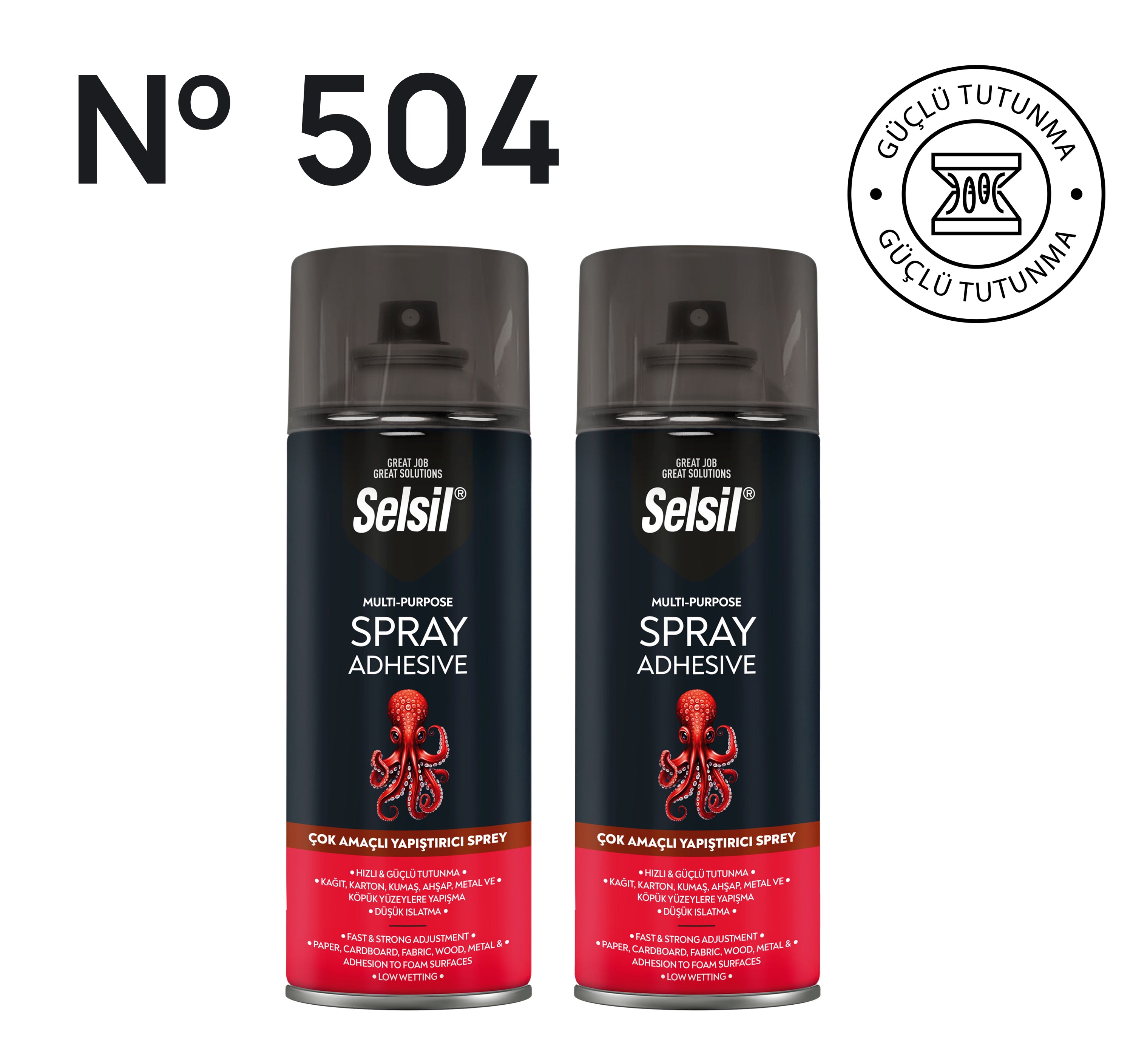 2 x Çok Amaçlı Yapıştırıcı Sprey 400ml