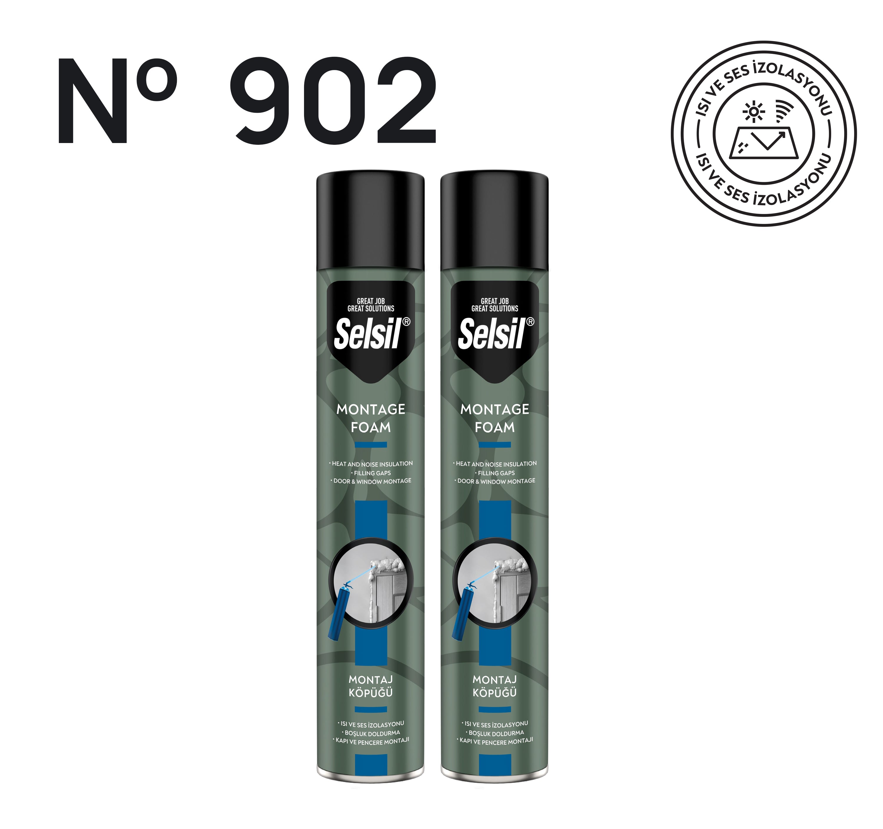 2 x Montaj Köpüğü - Manuel 845g