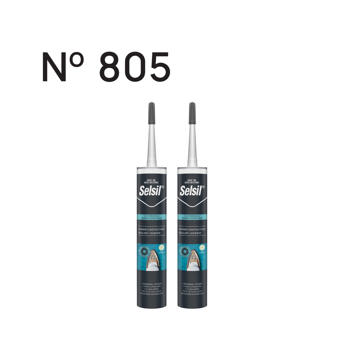 2 x UV Korumalı Marin Yapıştırıcı 280ml