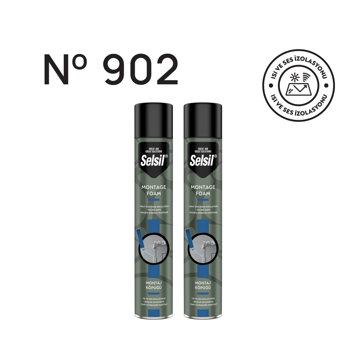 2 x Montaj Köpüğü 845g