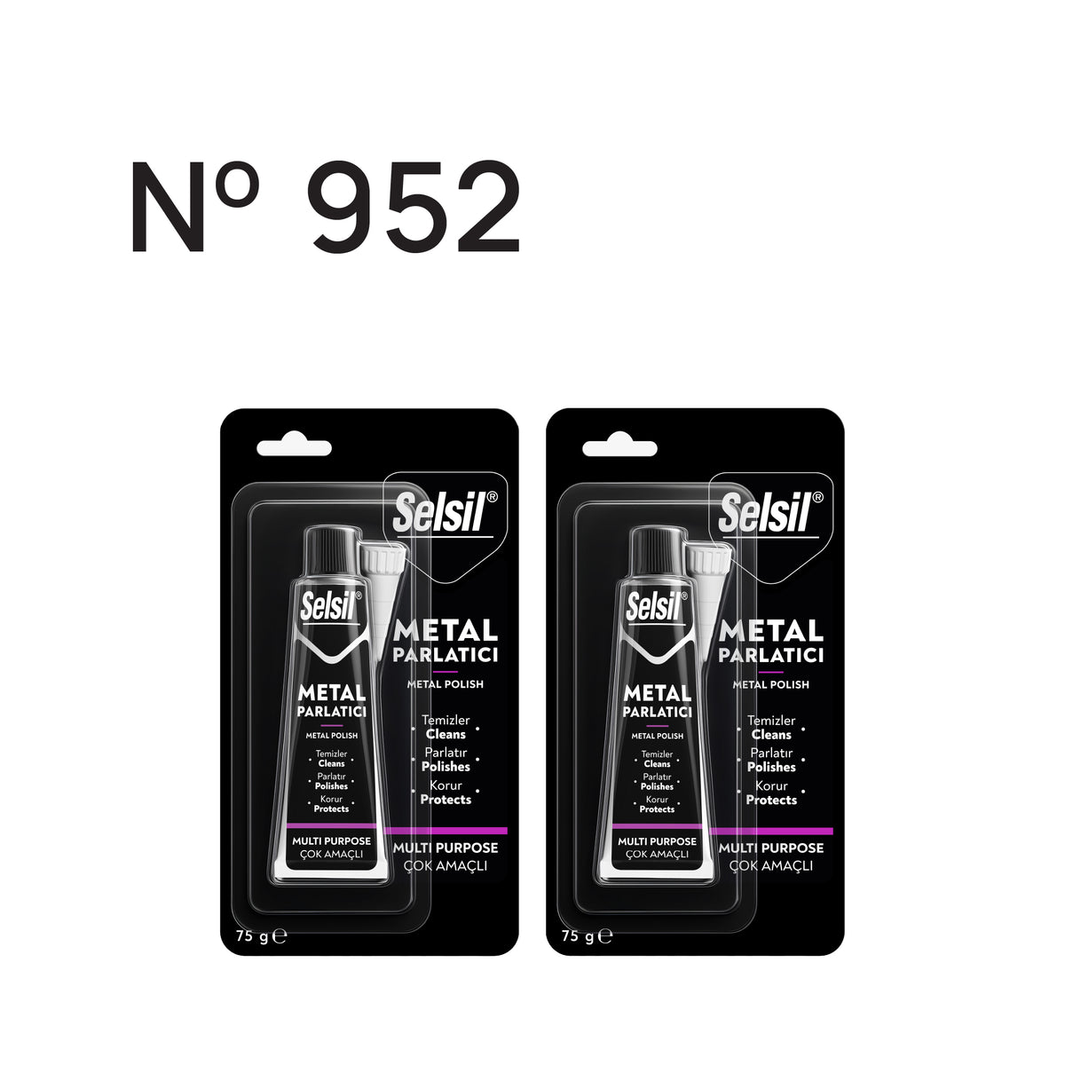 2 x Metal Parlatıcı 75gr