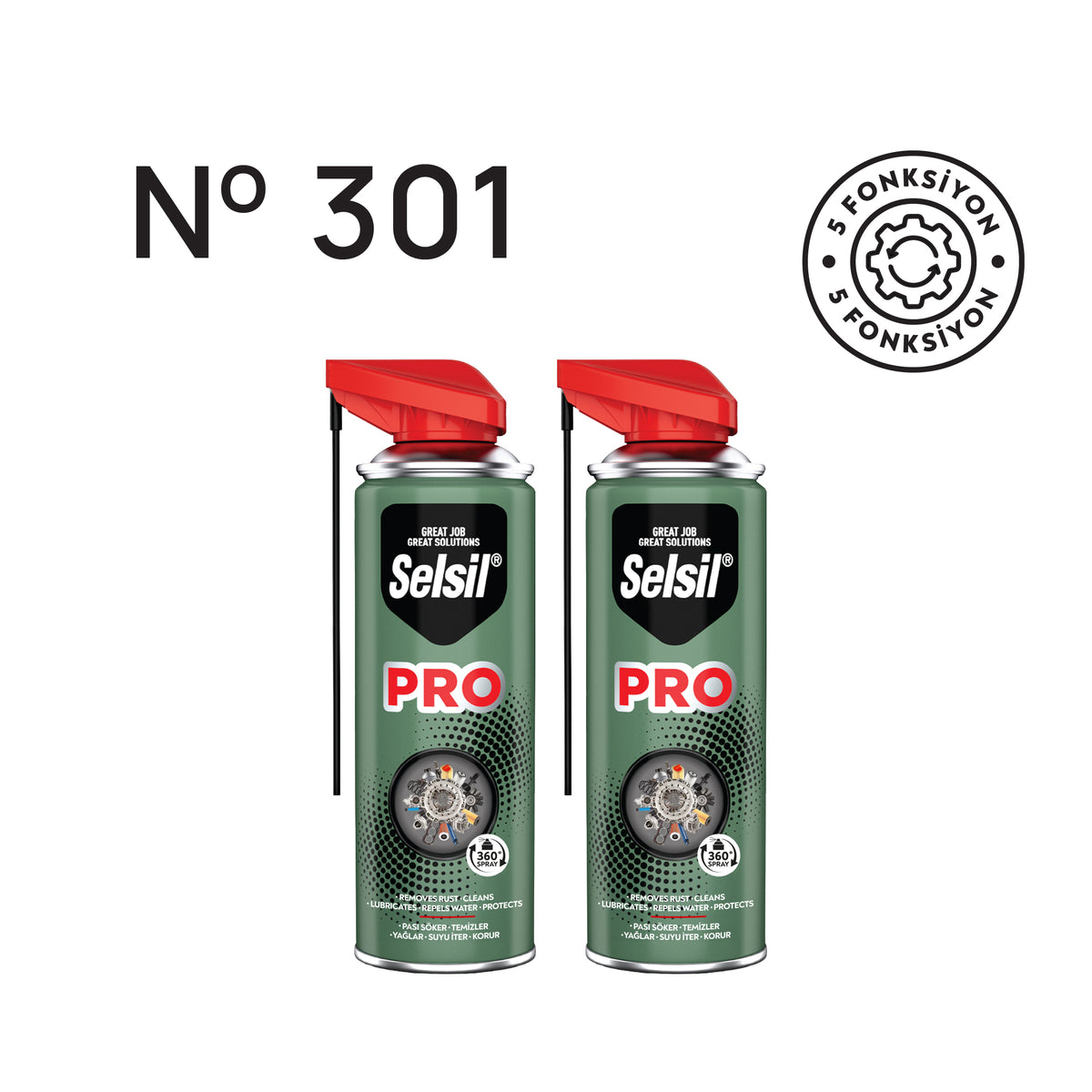 2 x Selsil PRO Kobra Başlık 400 ml