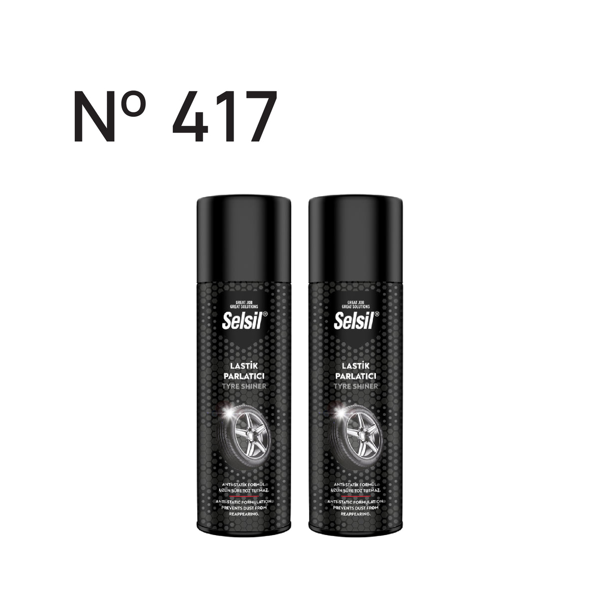 2 x Lastik Parlatıcı (500ml)